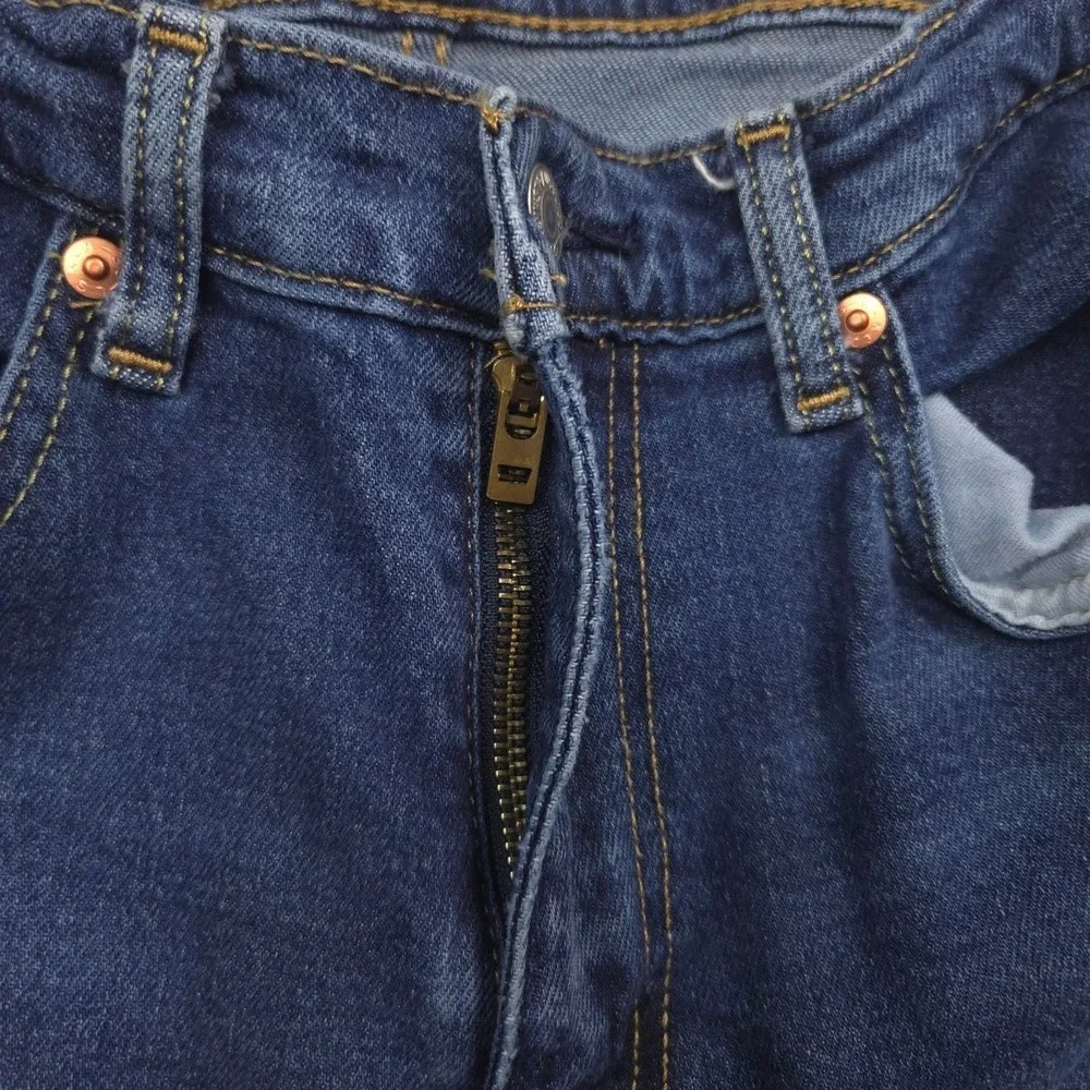 Levis 505 Straight Leg Jeans Mens 32x30 Blue Denim Mid Rise Classic Fit